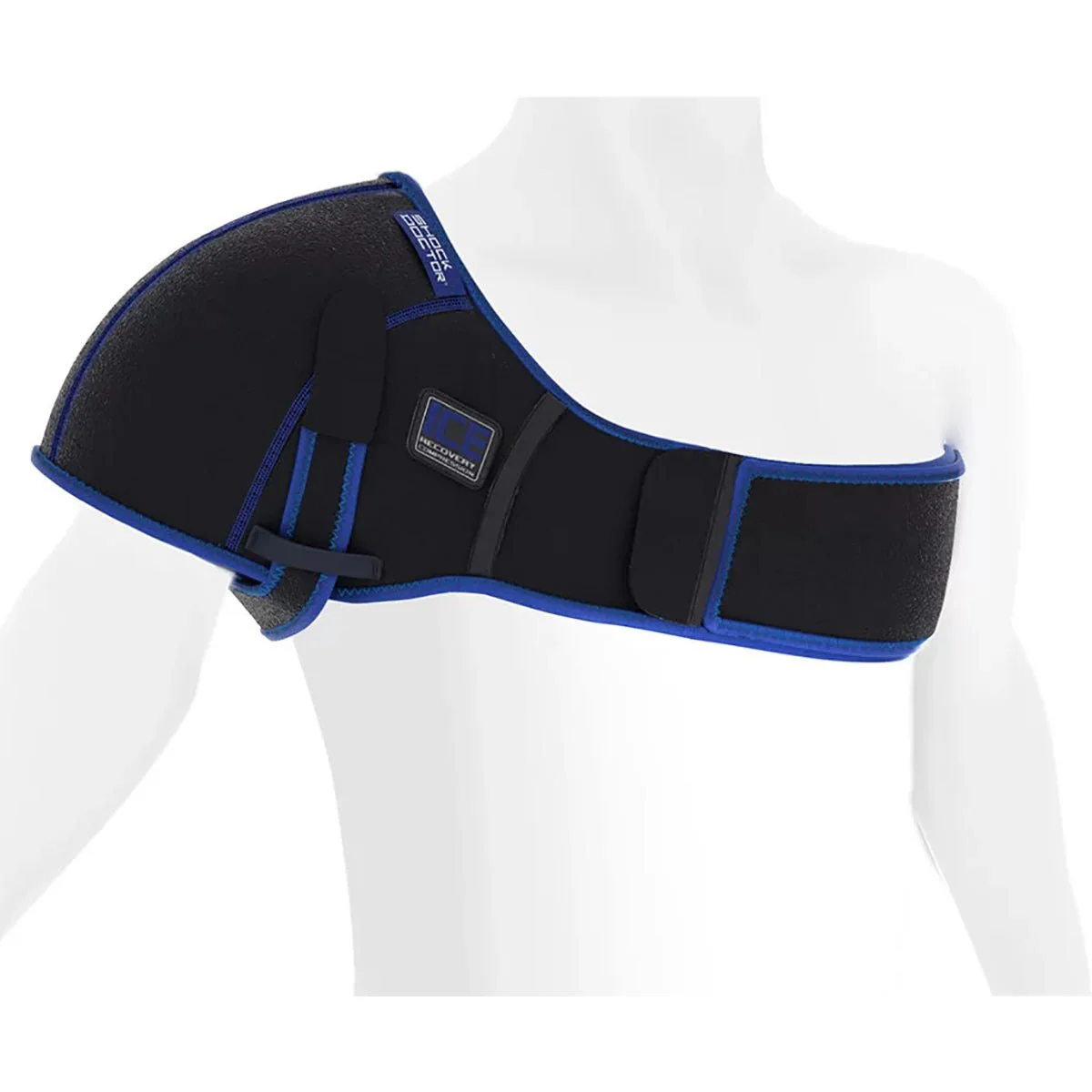 Shock Doctor ICE Recovery Compression Shoulder Wrap - Black - Image 2