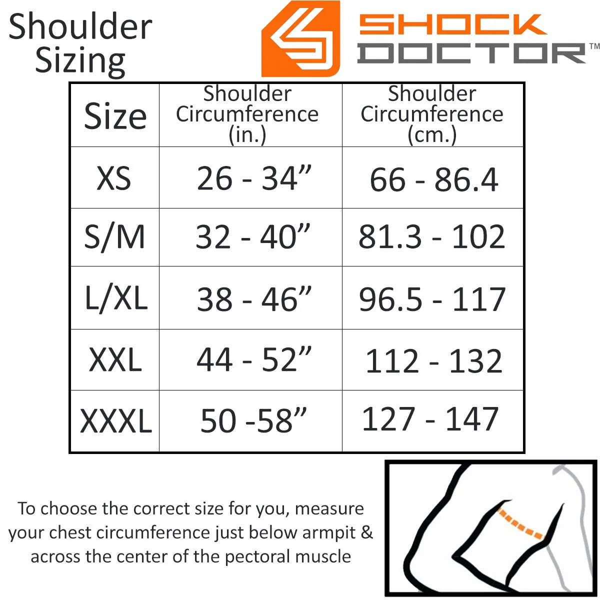 Shock Doctor ICE Recovery Compression Shoulder Wrap - Black - Image 4