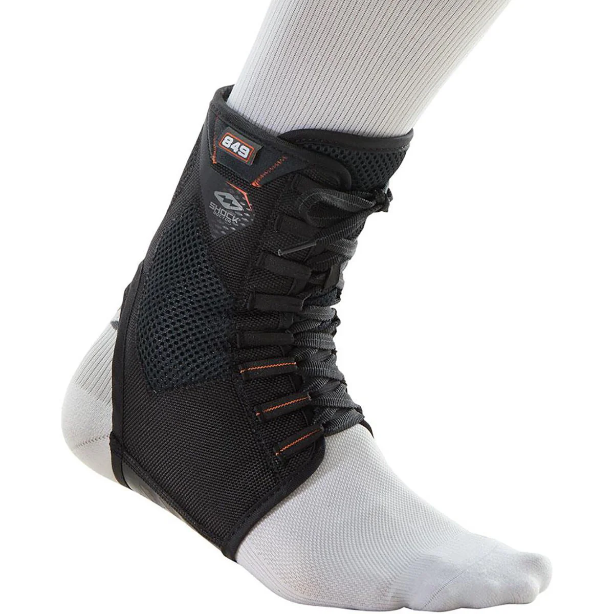 Shock Doctor Ultra Gel Lace Ankle Support - Black - Image 3