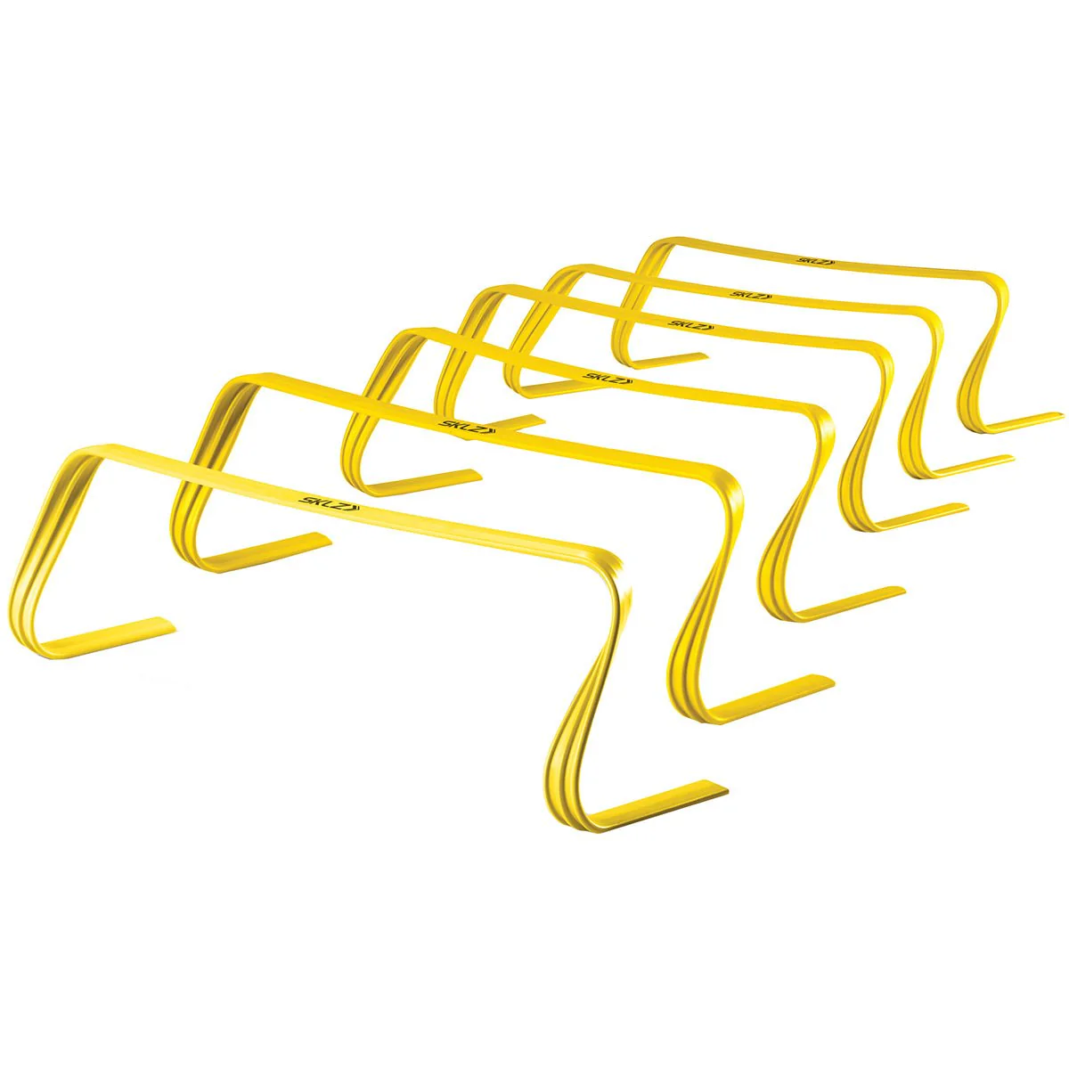 SKLZ 6-Pack Footwork and Agility Training Hurdles - Yellow