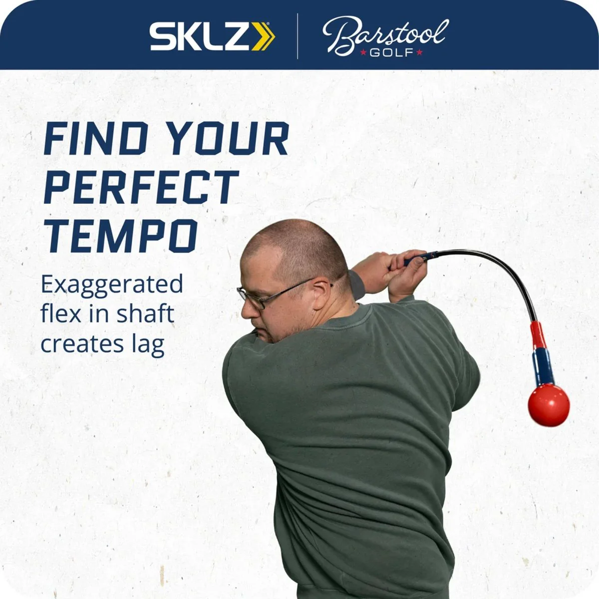 SKLZ Barstool Gold Flex Trainer, 48" - Image 4