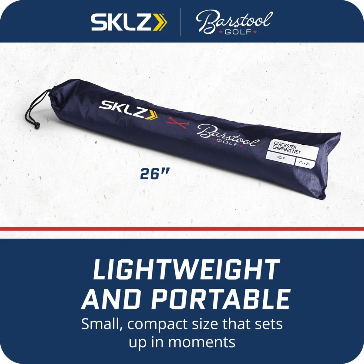 SKLZ Barstool Golf Quickster Chipping Net, Multi Target Trainer - Image 3
