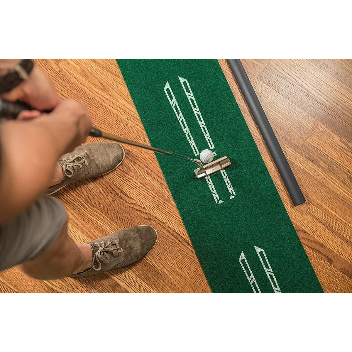 SKLZ Golf Accelerator Pro Putting Mat with Ball Return - Green - Image 3