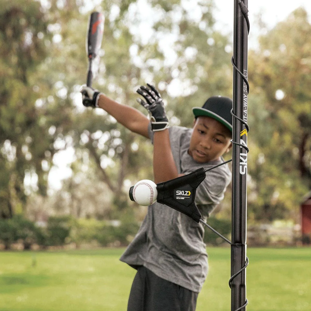 SKLZ Hit-A-Way Select Baseball Swing Trainer - Black - Image 5