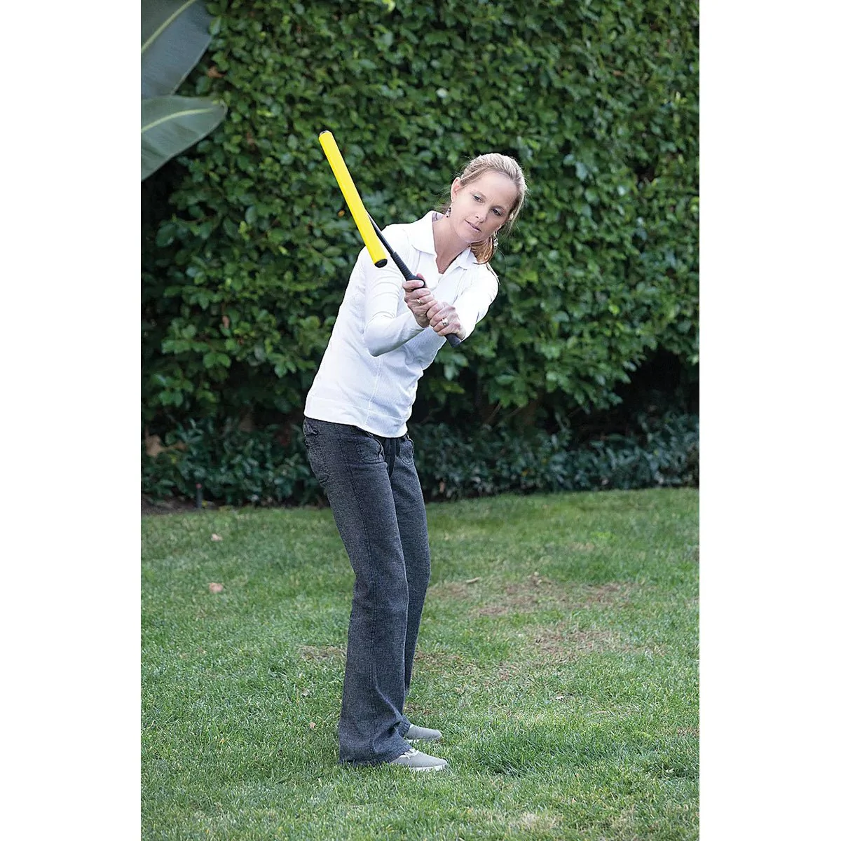 SKLZ Power Position Right-Handed Golf Swing Trainer - Black/Yellow - Image 3