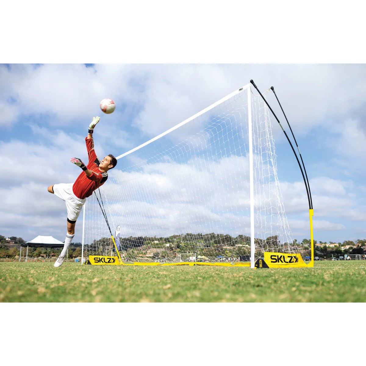 SKLZ Pro Training Soccer Goal -  18.5' x 6.5' - Image 4