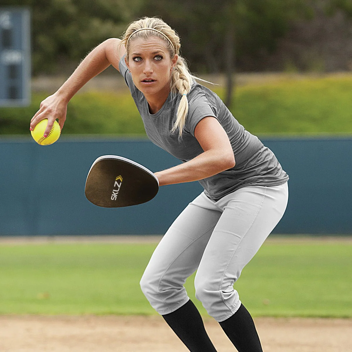 SKLZ Soft Hands Foam Fielding Trainer - Gray - Image 3