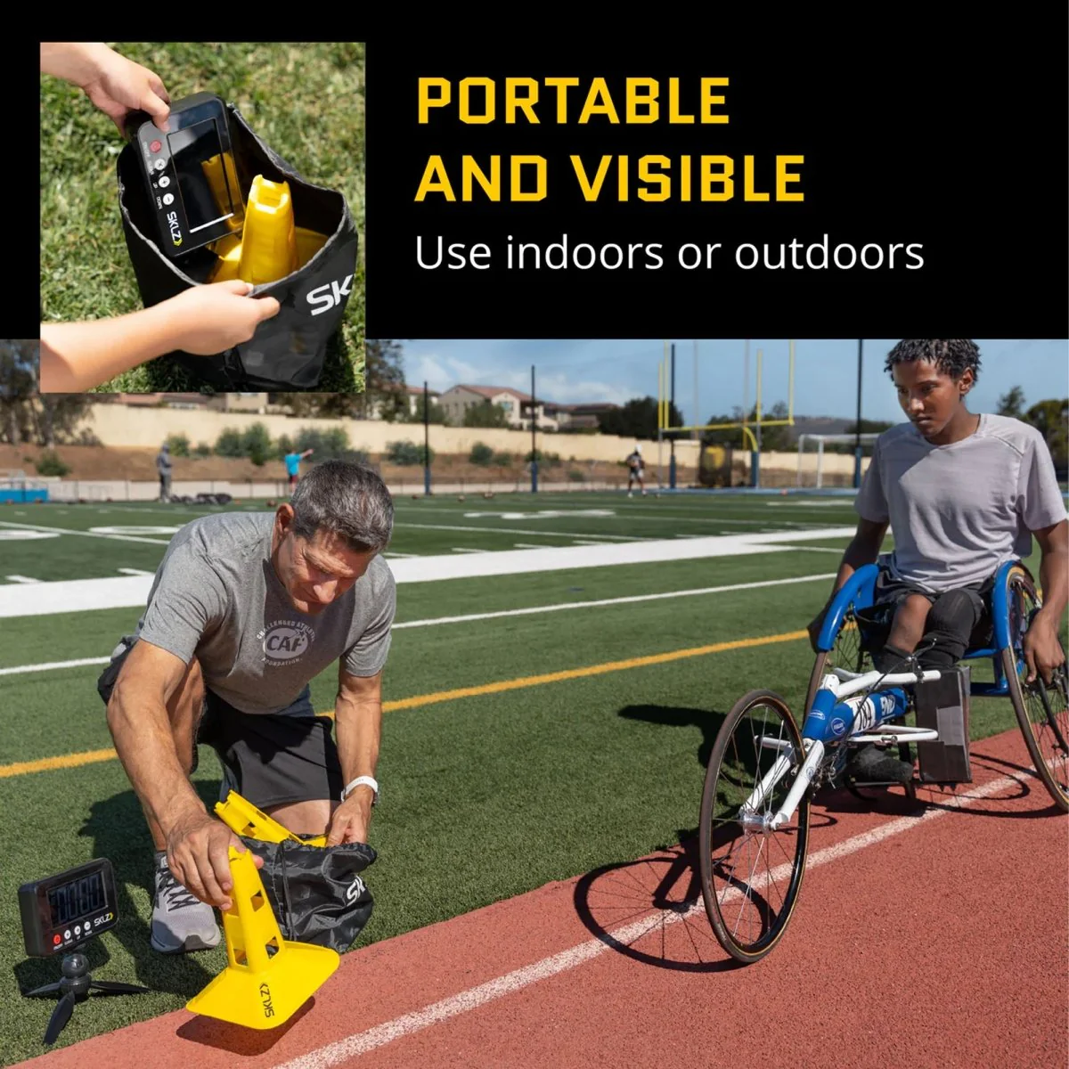 SKLZ Speed Gates, Yellow/Black - Image 4