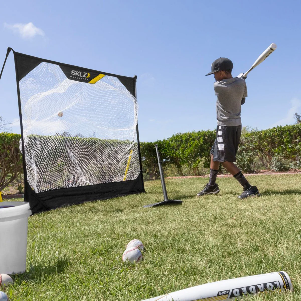 SKLZ Youth Baseball Training Pop-Back Tee - Image 4