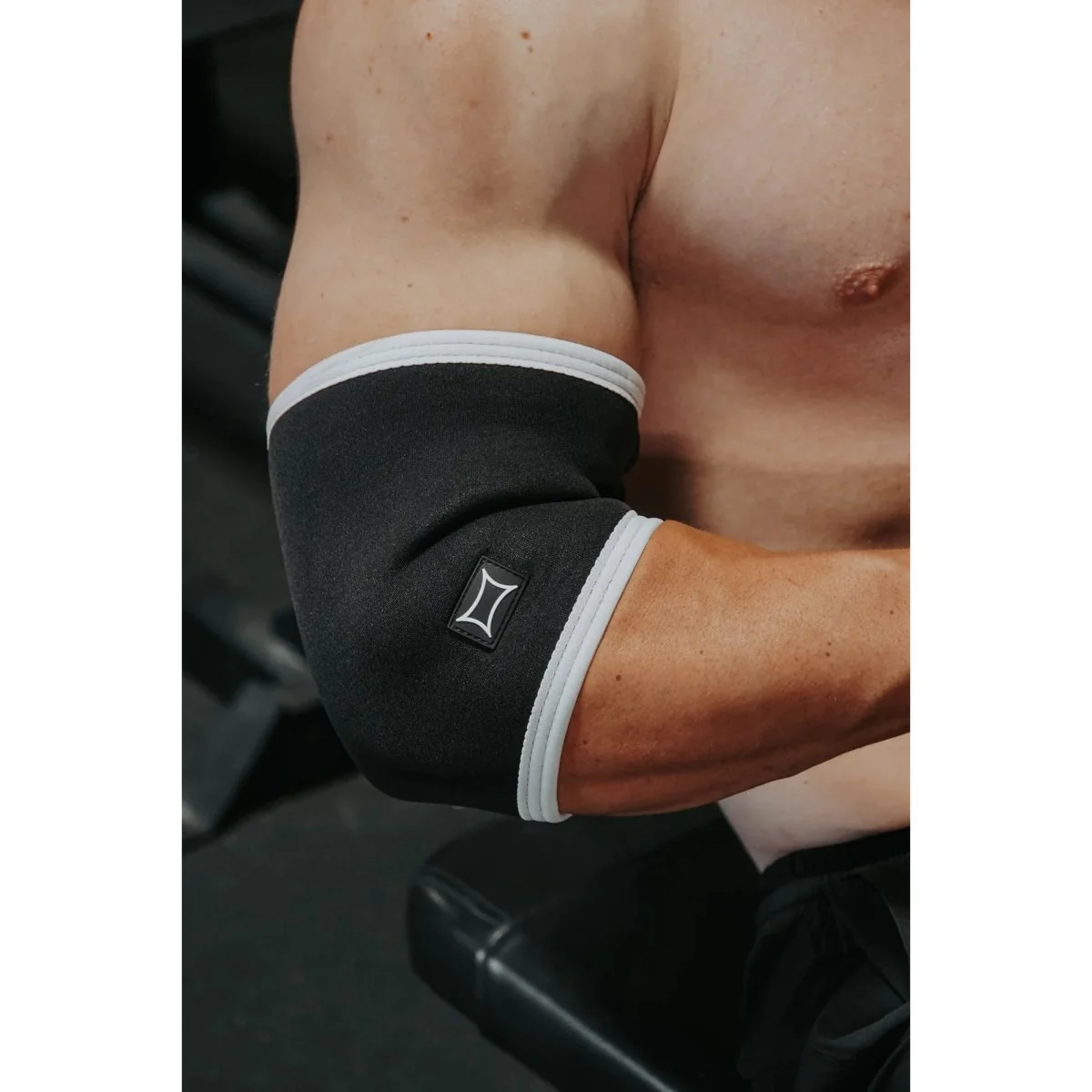 Sling Shot Compression Elbow Sleeves by Mark Bell - Black - Image 5
