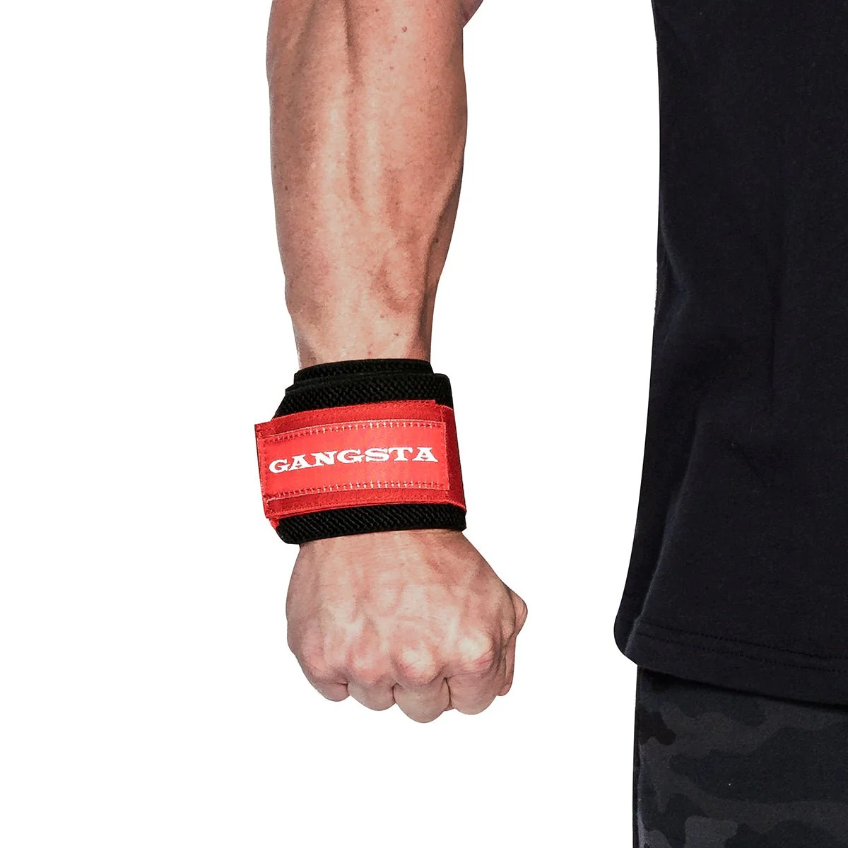Sling Shot Gangsta Flex Wraps by Mark Bell - Black/Red