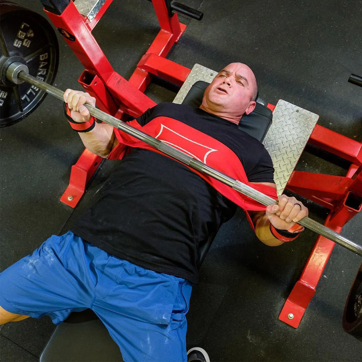 Sling Shot Original Power Lifting Band by Mark Bell, Red - Image 3