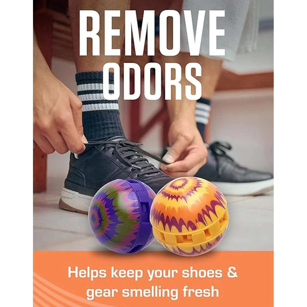 Sneaker Balls Lavender Scented Shoe Freshener, Lavender, 6 Pack - Image 4