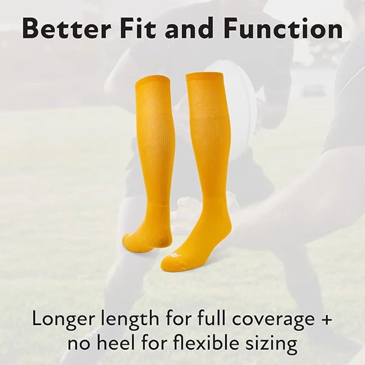 Sof Sole All Sport Over-The-Calf Team Athletic Performance Socks, Red - Image 3