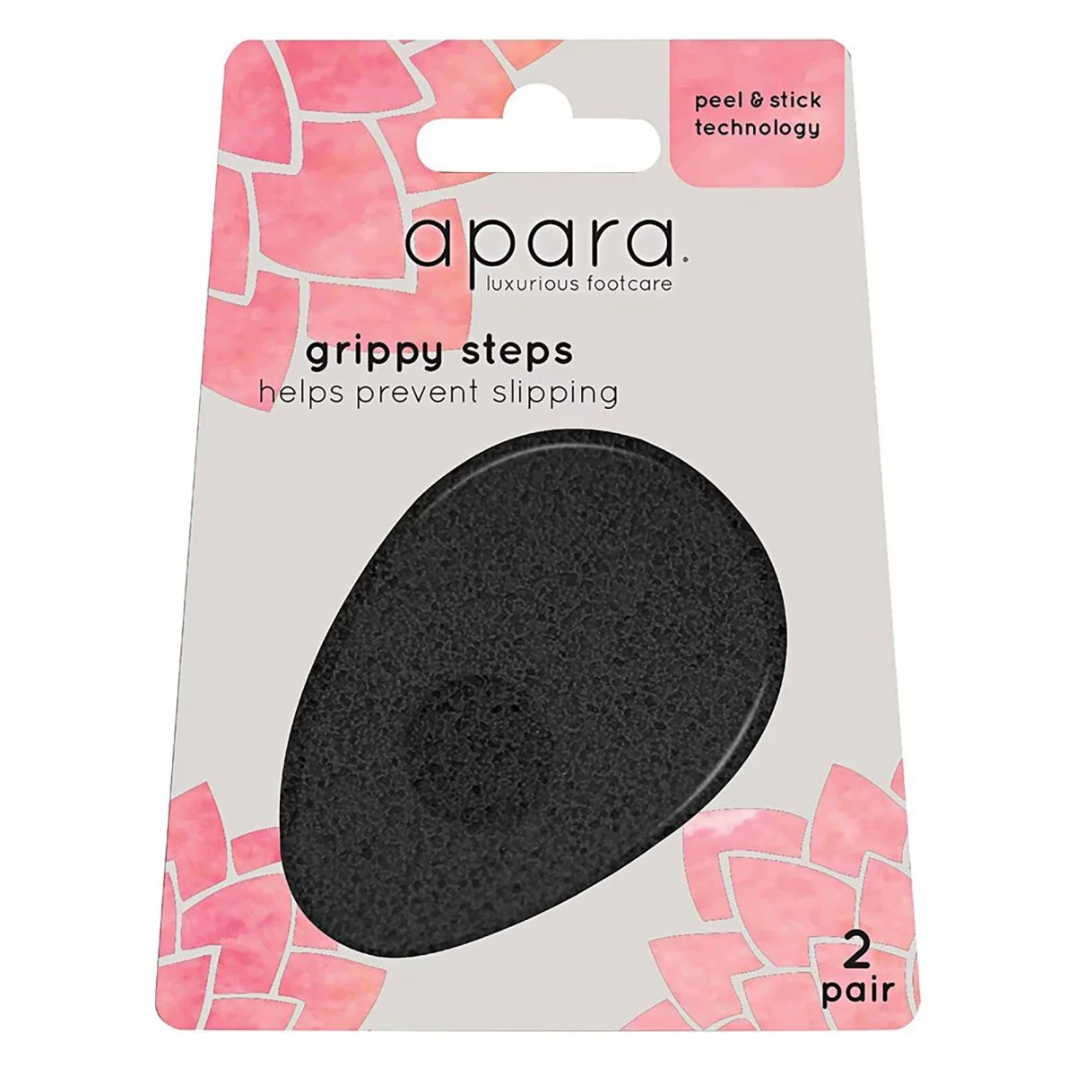Sof Sole Apara Women's Grippy Steps Shoe Insoles 2-Pack - Black