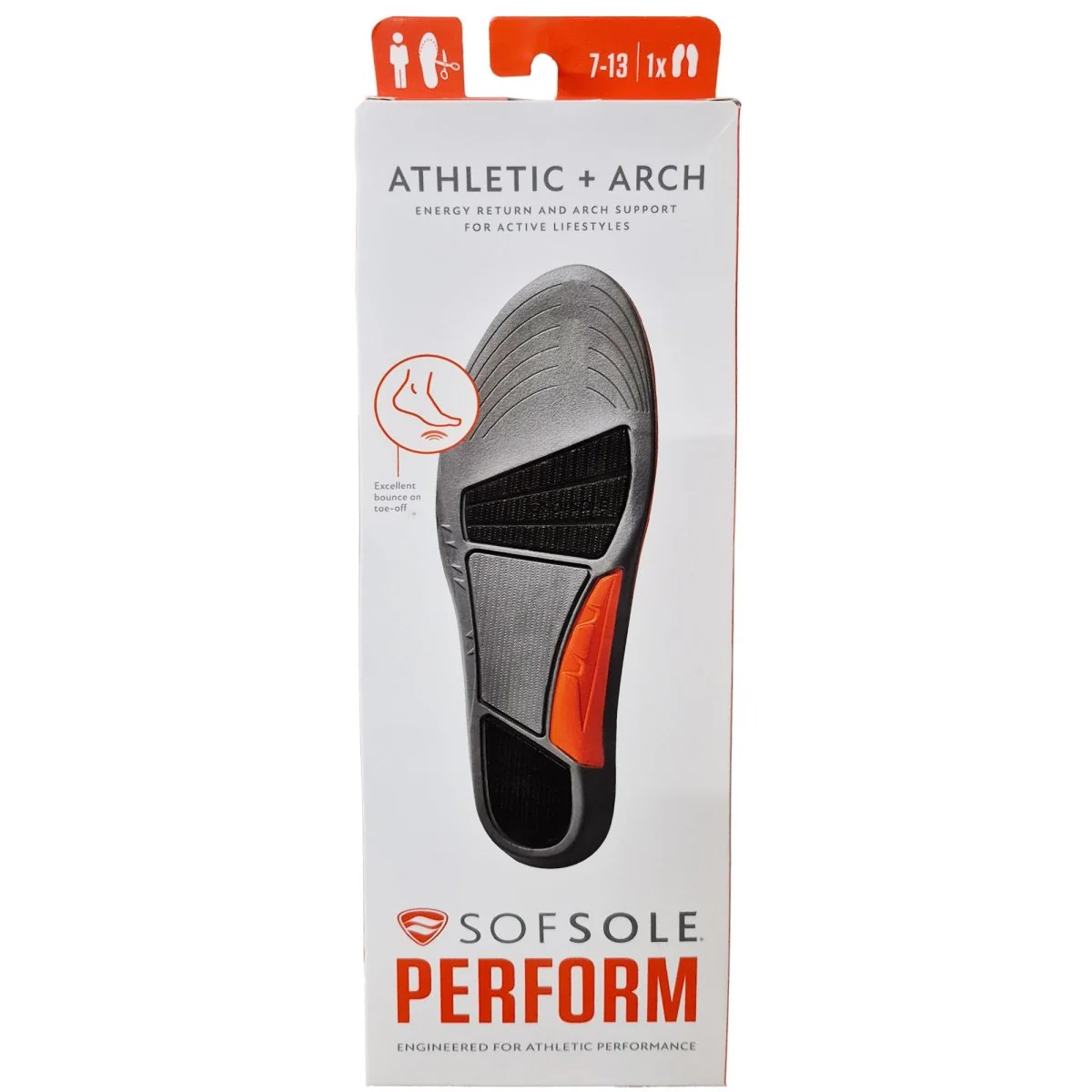 Sof Sole Athletic + Arch Trim To Fit Insoles