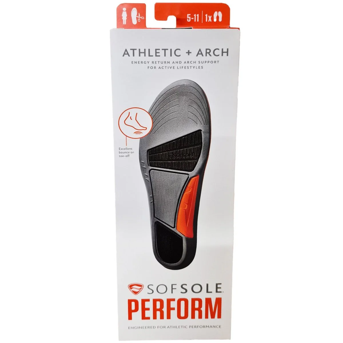 Sof Sole Athletic + Arch Trim To Fit Insoles - Image 3