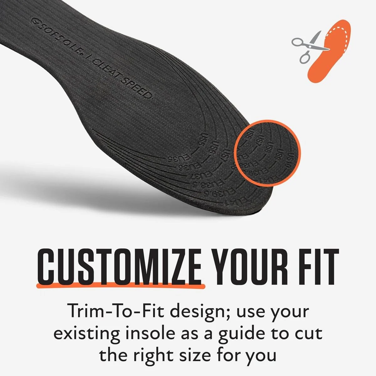 Sof Sole Cleat Speed Insole - Image 2