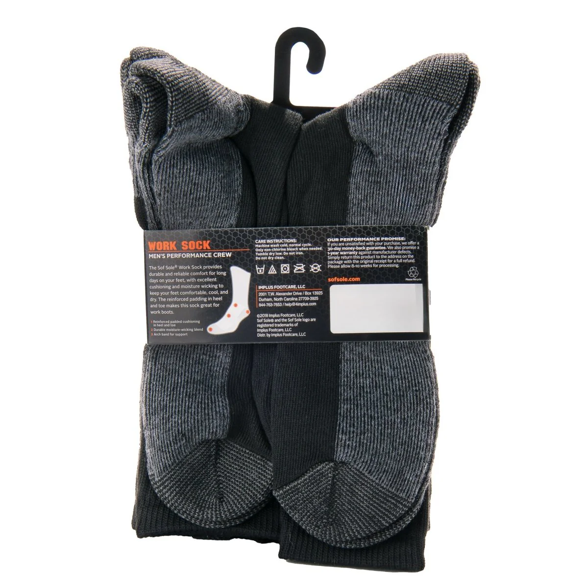 Sof Sole Men's Performance Crew Work Socks - Image 9