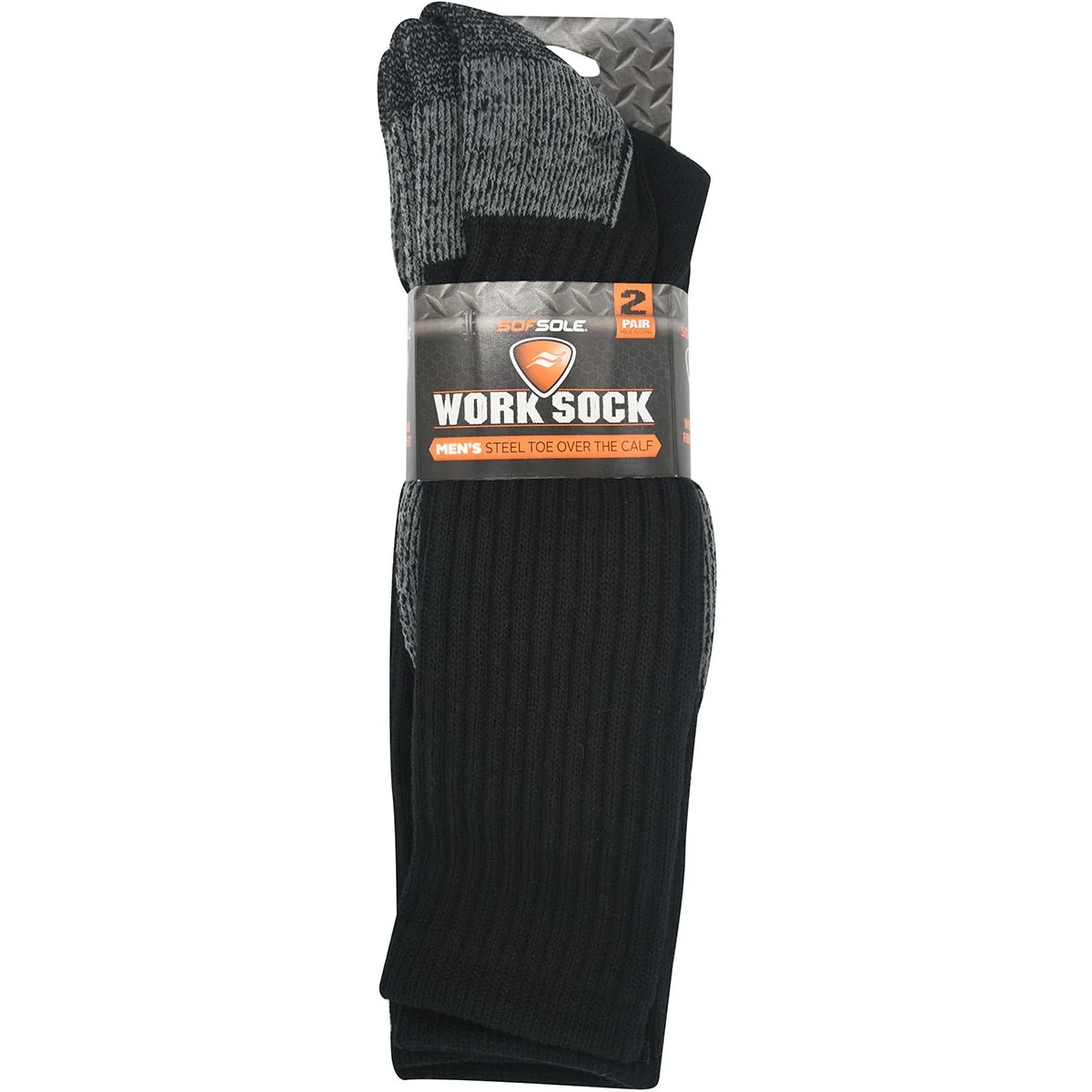 Sof Sole Men's Steel Toe Over the Calf Work Socks