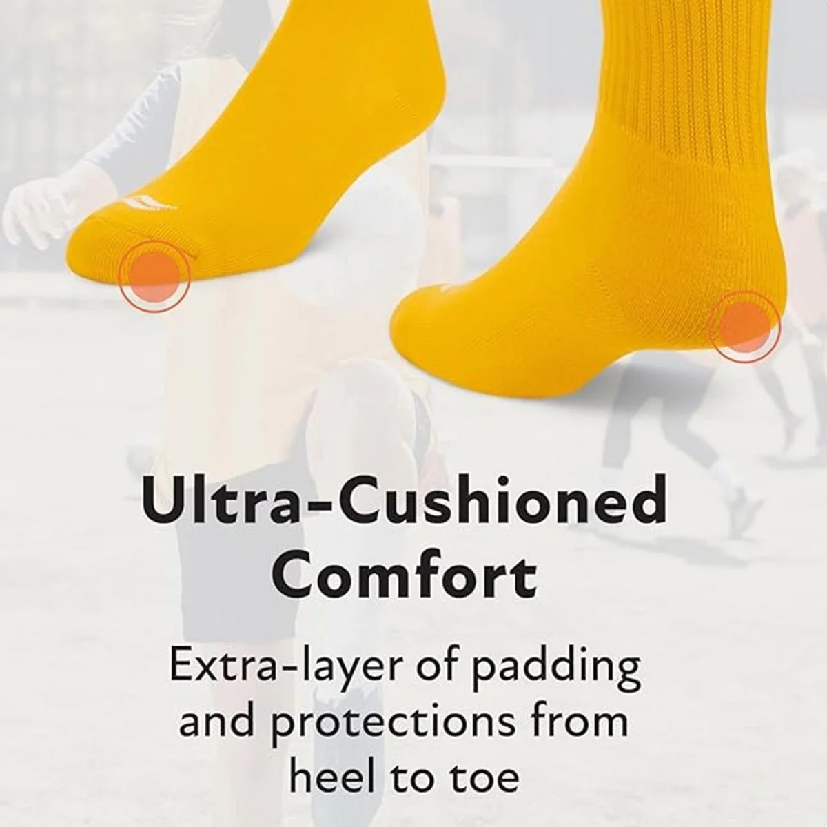 Sof Sole Soccer Over-The-Calf Team Athletic Performance Socks, Kelly Green - Image 2