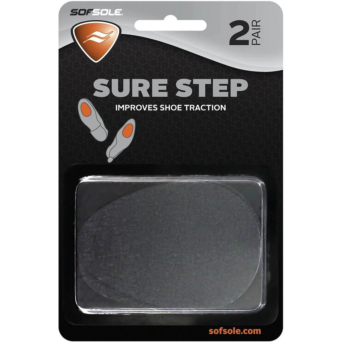 Sof Sole Sure Step Shoe Insoles 2-Pack - Black - Image 2
