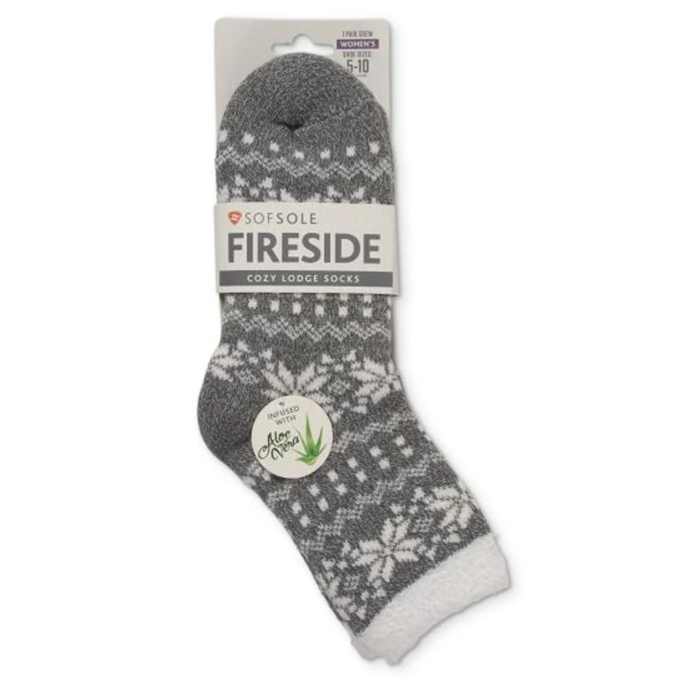 Sof Sole Women's Fireside Ultra Warm Cozy Crew Socks - Medium - Image 7