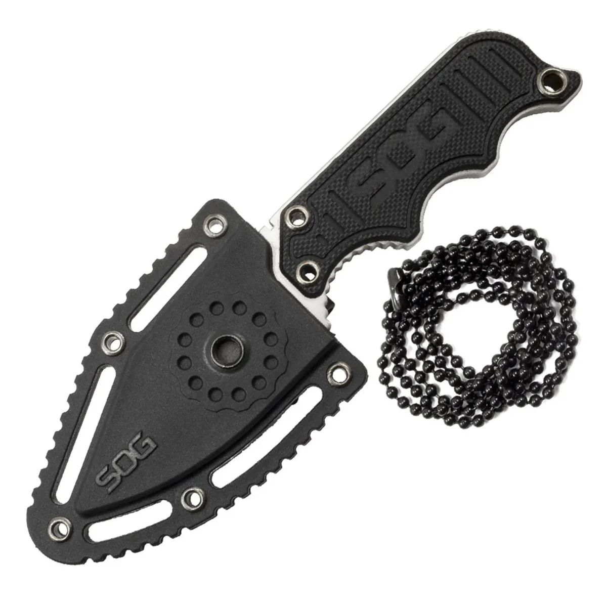 SOG - Instinct G10 Satin - Mini 2.3 " Fixed Blade Pocket Knife with Sheath - Image 6
