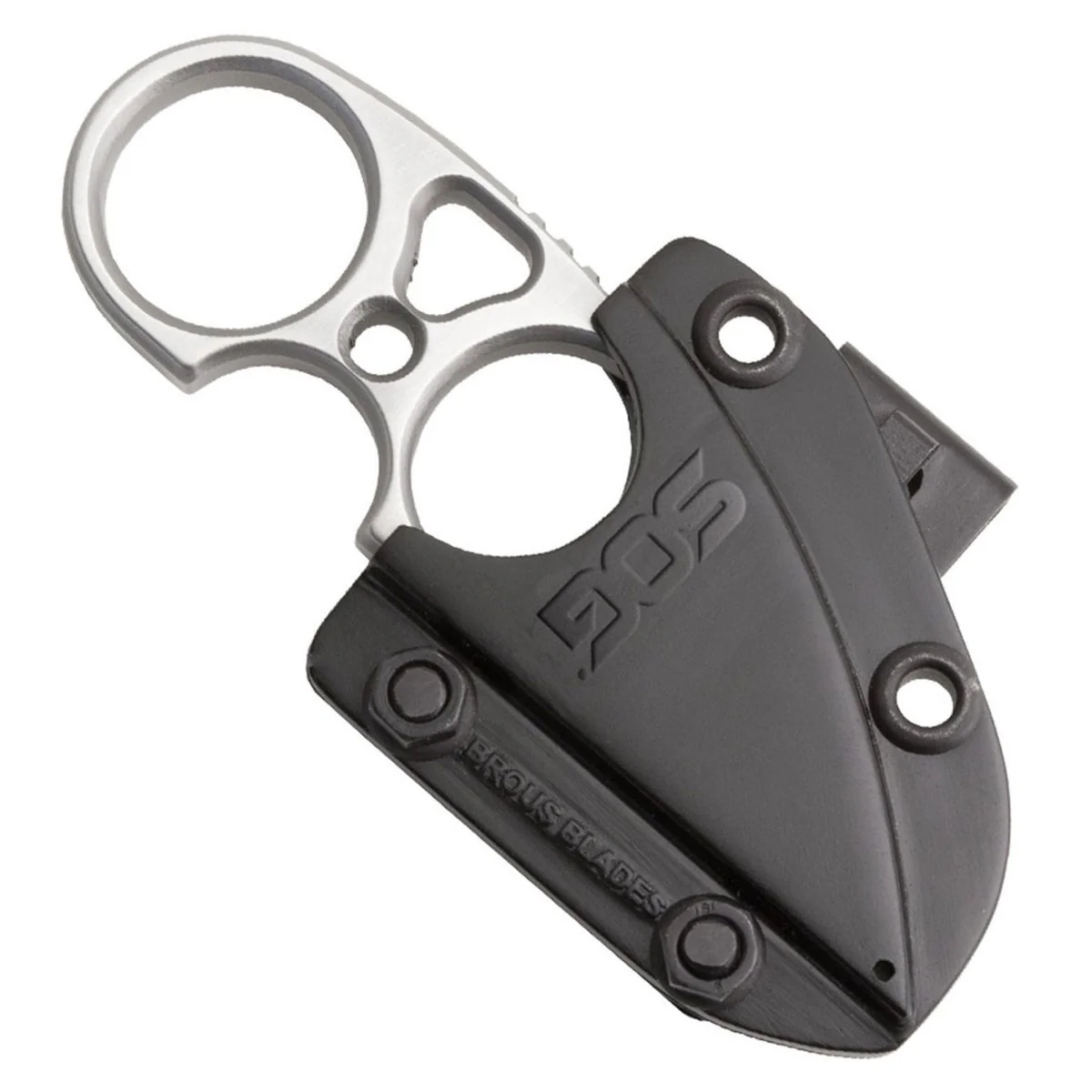 SOG - Snarl - 2.3" Sheepsfoot Style Blade and Black Sheath - Image 6