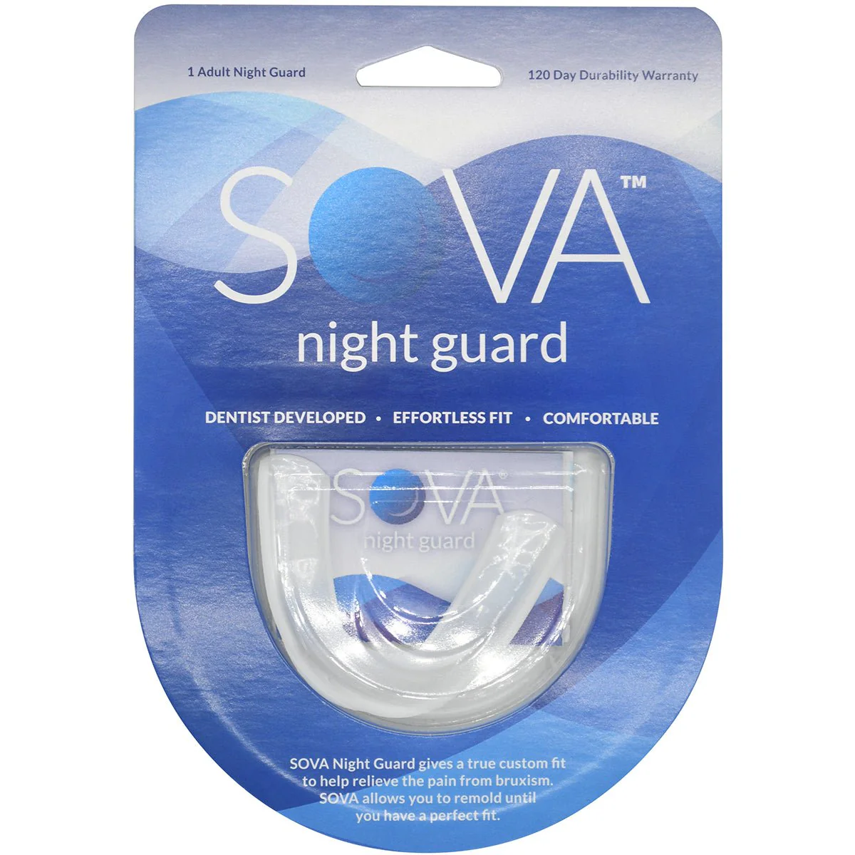 SOVA Adult Night Guard Mouthguard - Natural - Image 2