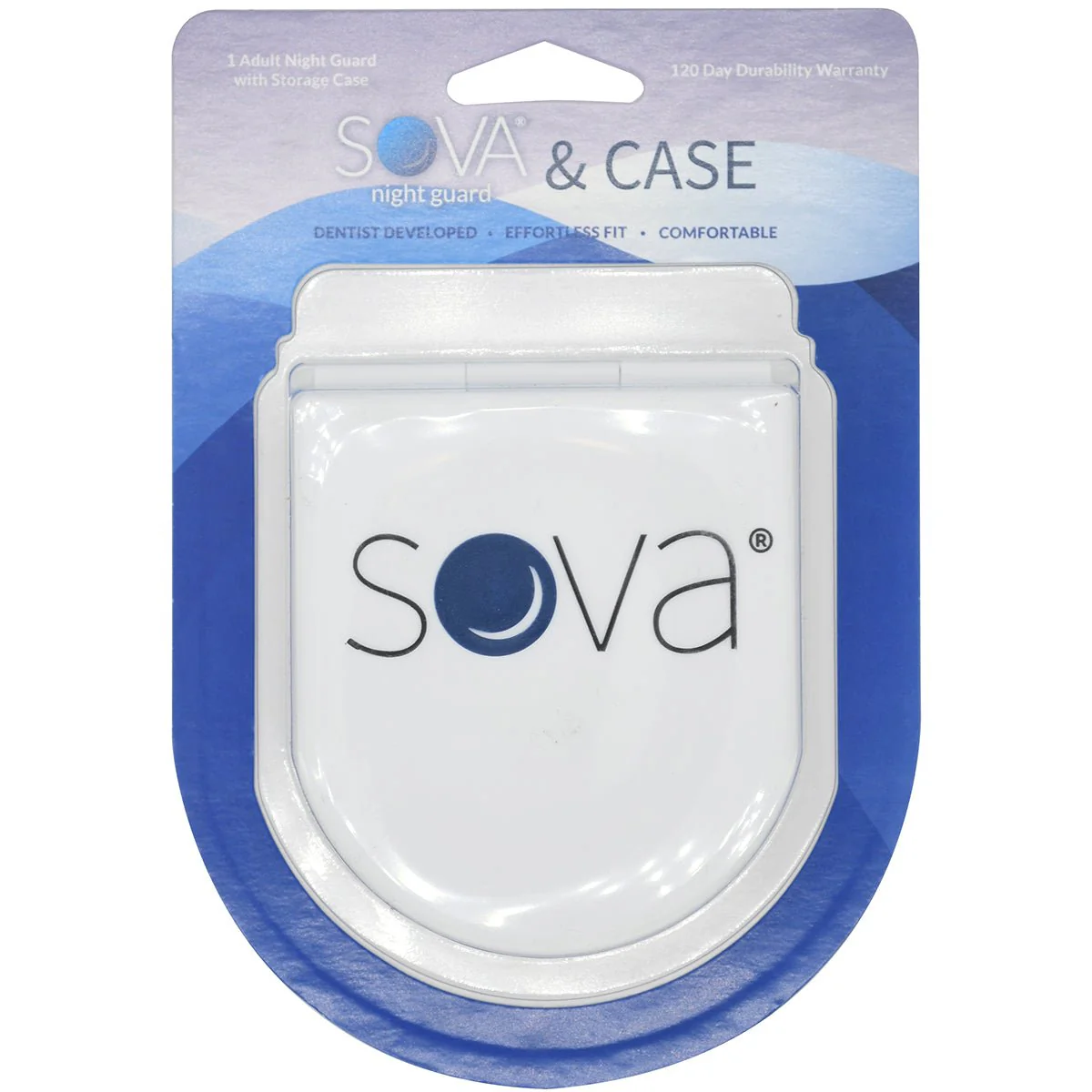 SOVA Adult Night Guard Mouthguard with Case - Natural - Image 2