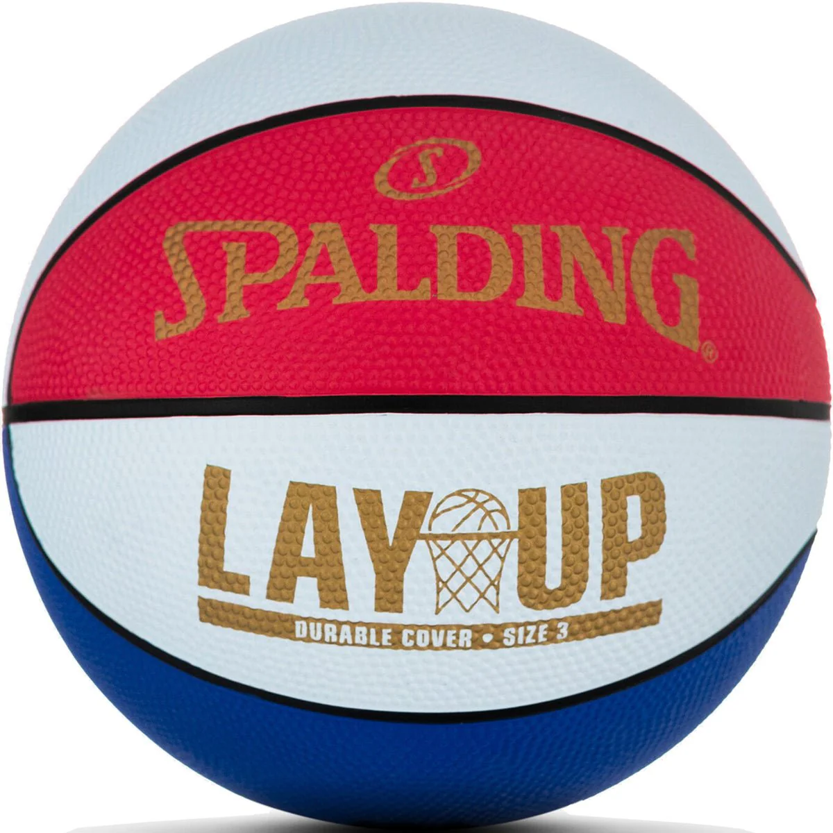 Spalding 22" Lay-Up Mini Rubber Outdoor Basketball - Image 6