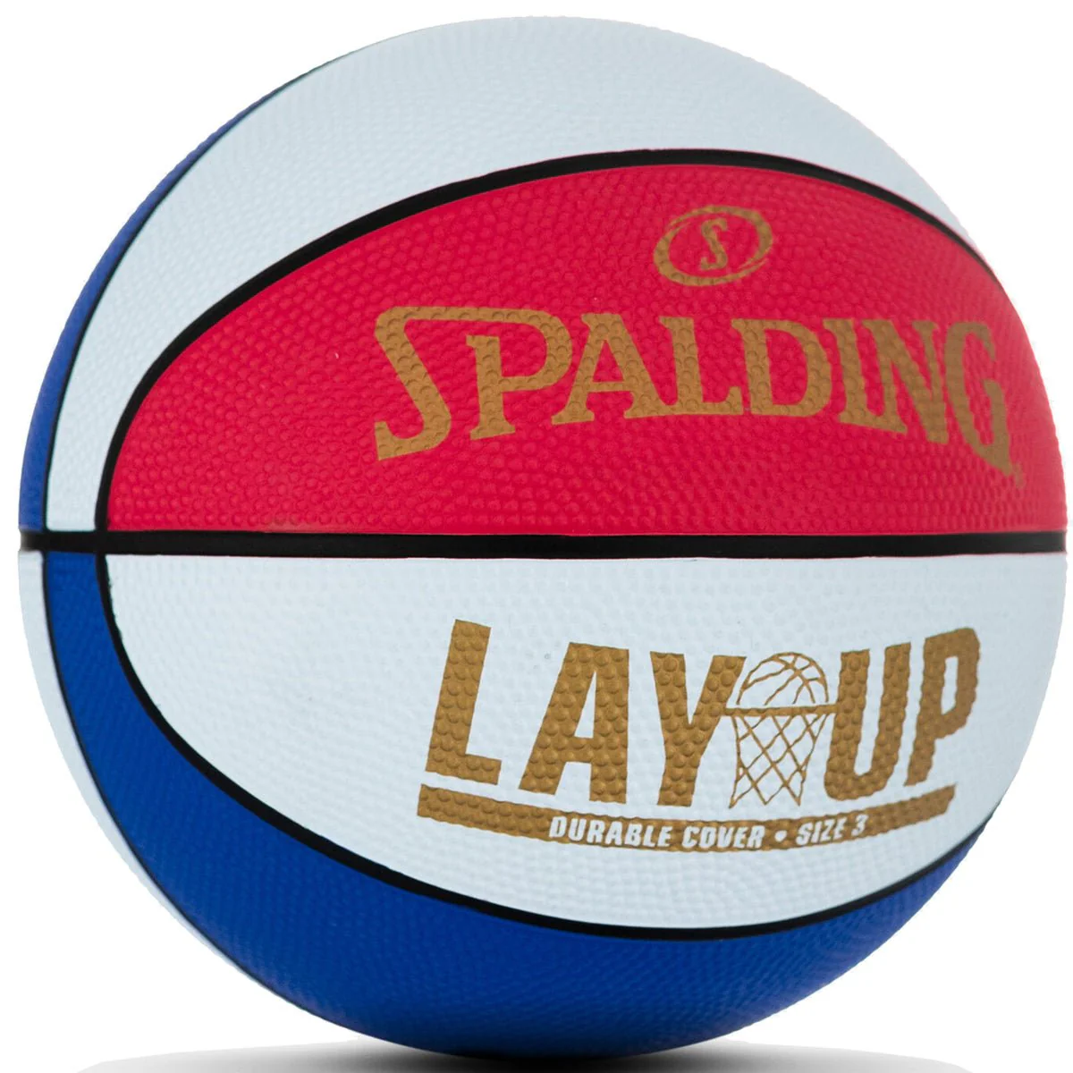 Spalding 22" Lay-Up Mini Rubber Outdoor Basketball - Image 7