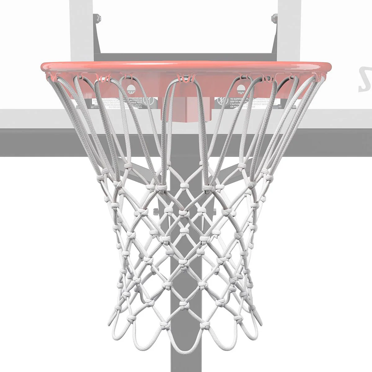 Spalding Heavy Duty Indoor/Outdoor Basketball Net - White - Image 2