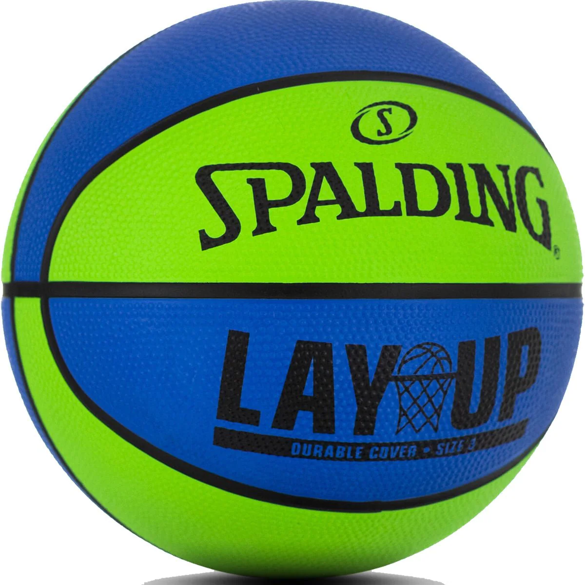 Spalding Layup Mini Rubber Outdoor Basketball - Image 8