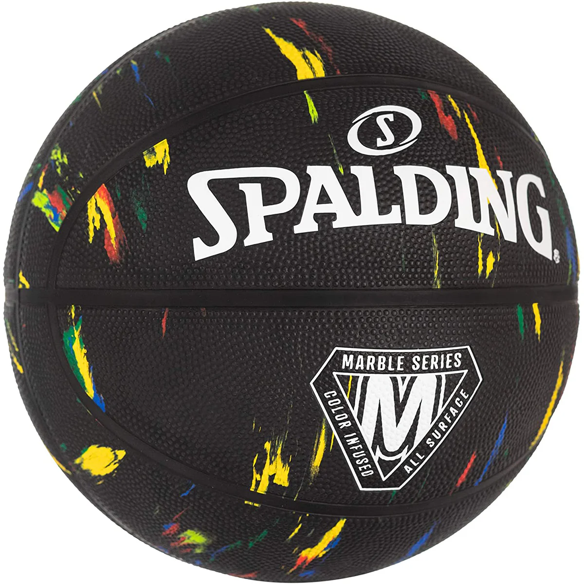 Spalding Marble Series Multicolor Outdoor Basketball - Image 7