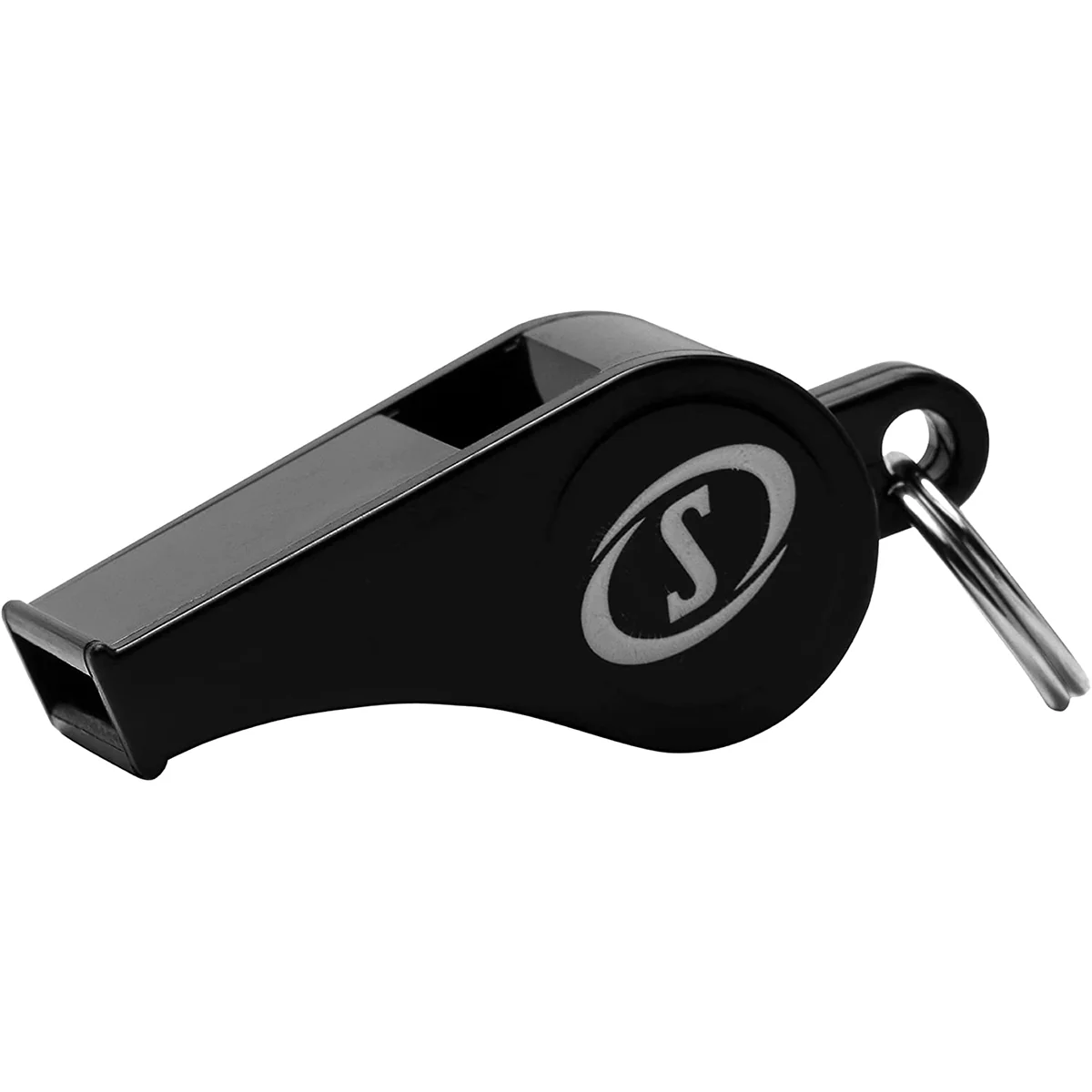 Spalding Plastic Whistle with Lanyard 2-Pack - Black - Image 3