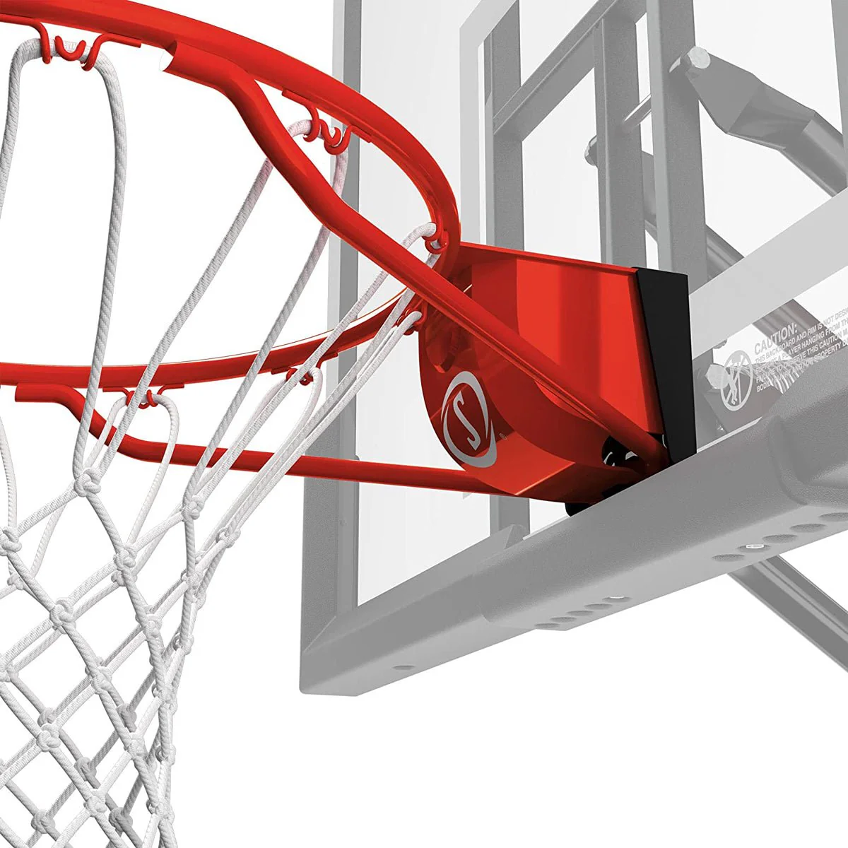 Spalding Pro Slam Outdoor Basketball Rim - Red - Image 5