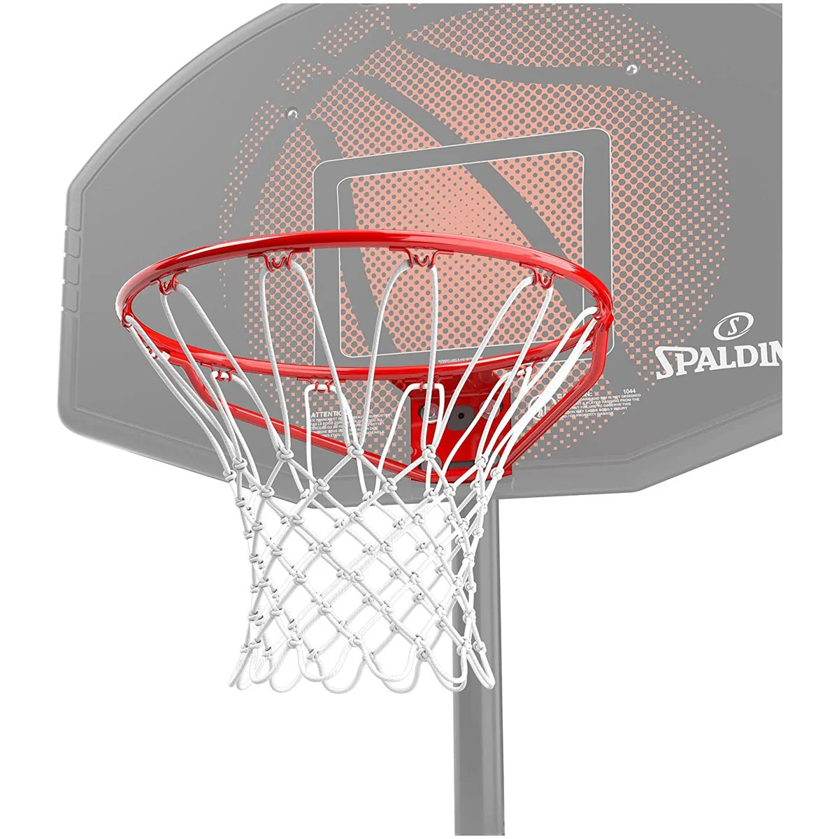 Spalding Standard Indoor/Outdoor Basketball Rim - Red - Image 5