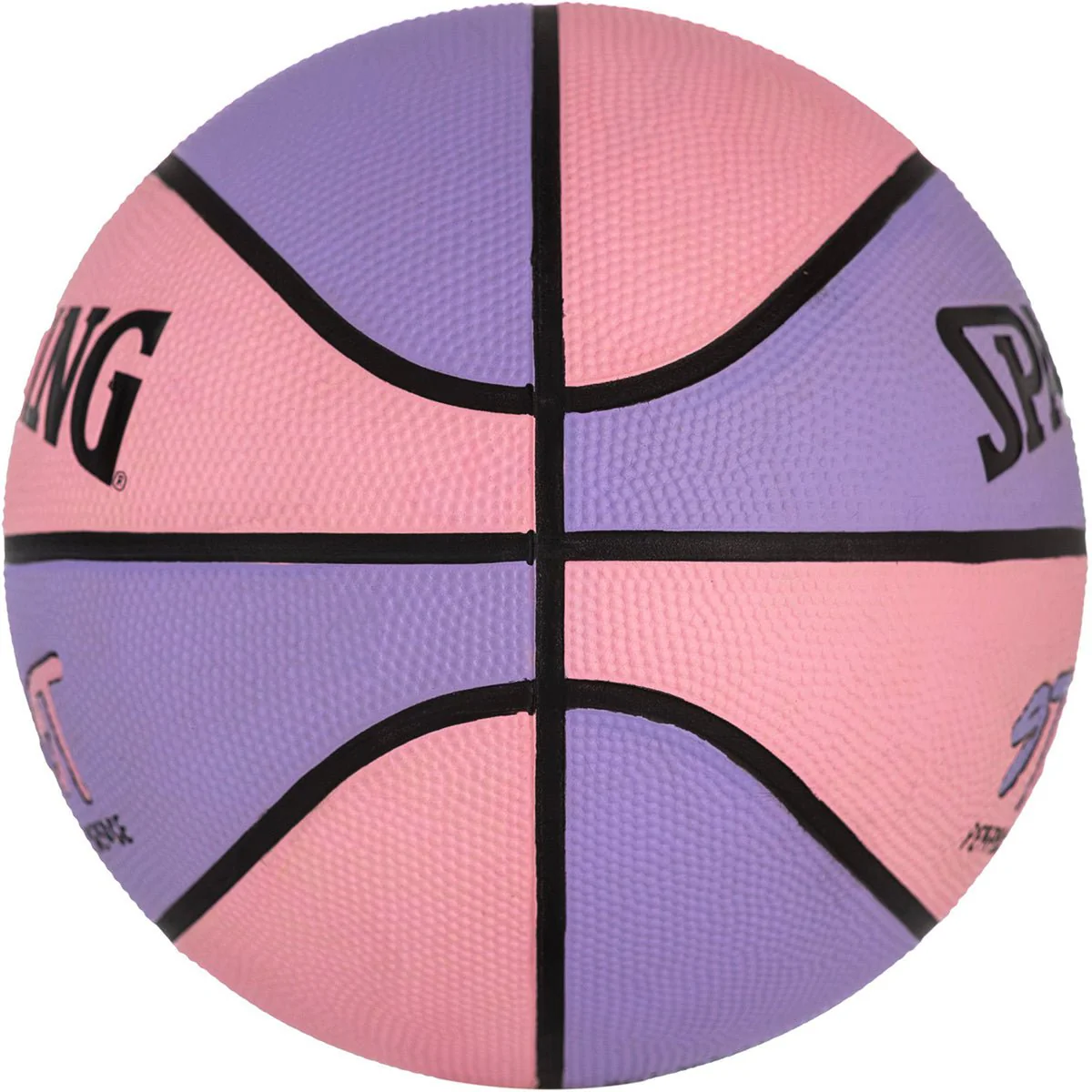 Spalding Street 28.5" Outdoor Basketball - Pink/Purple - Image 3