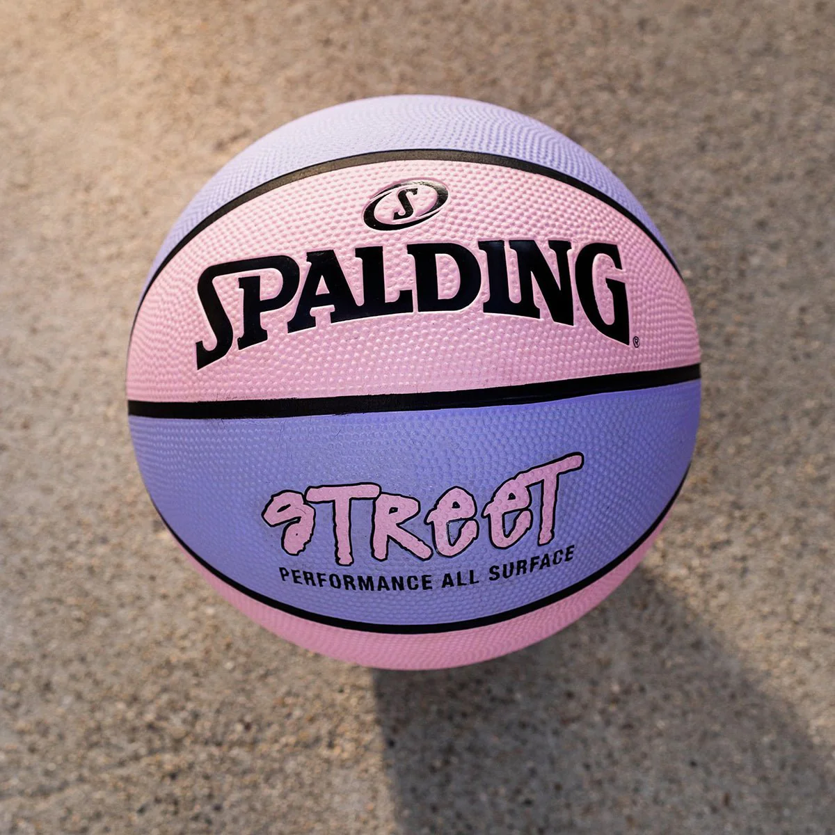 Spalding Street 28.5" Outdoor Basketball - Pink/Purple - Image 5