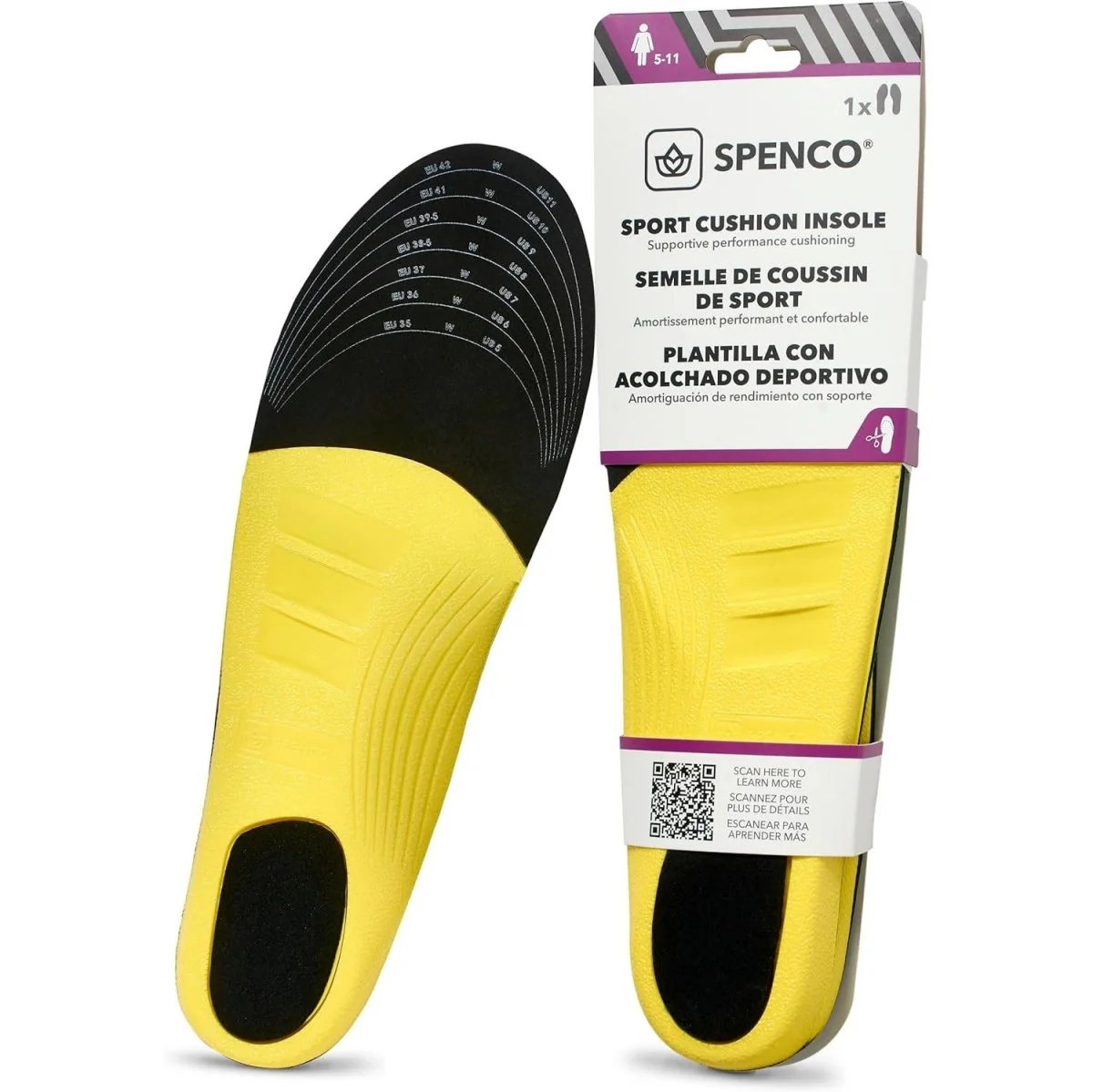 Spenco Trim To Fit Sport Cushion Insole - Image 6