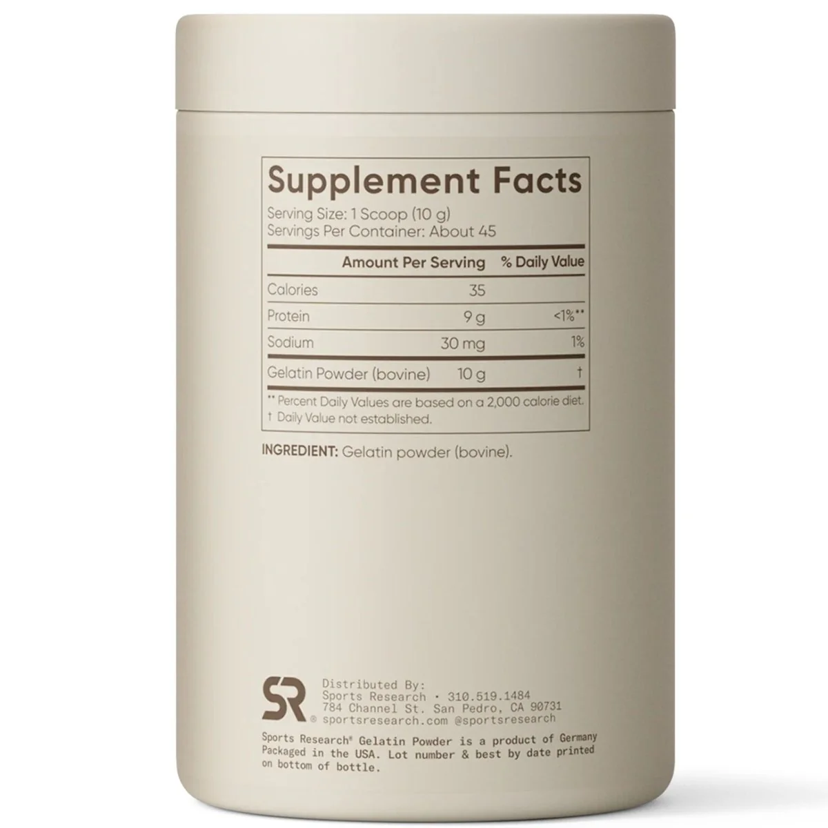 Sports Research Gelatin Powder, 16oz - Image 2