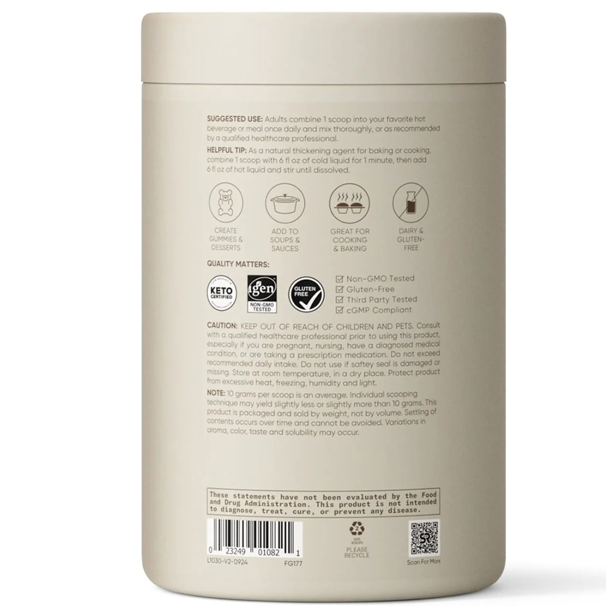 Sports Research Gelatin Powder, 16oz - Image 3