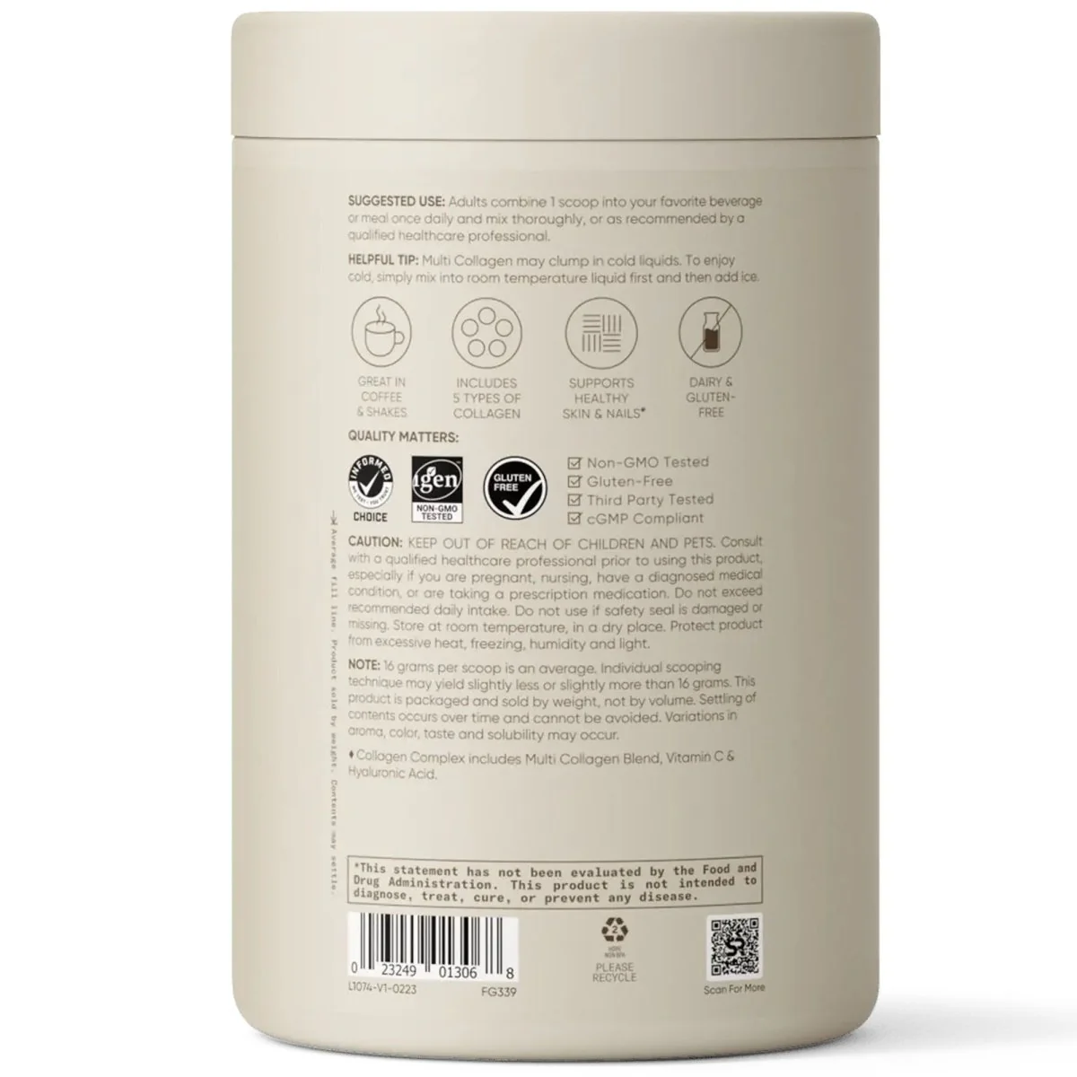 Sports Research Hydrolyzed Collagen Peptides Dietary Supplement - 41 Servings - Image 11