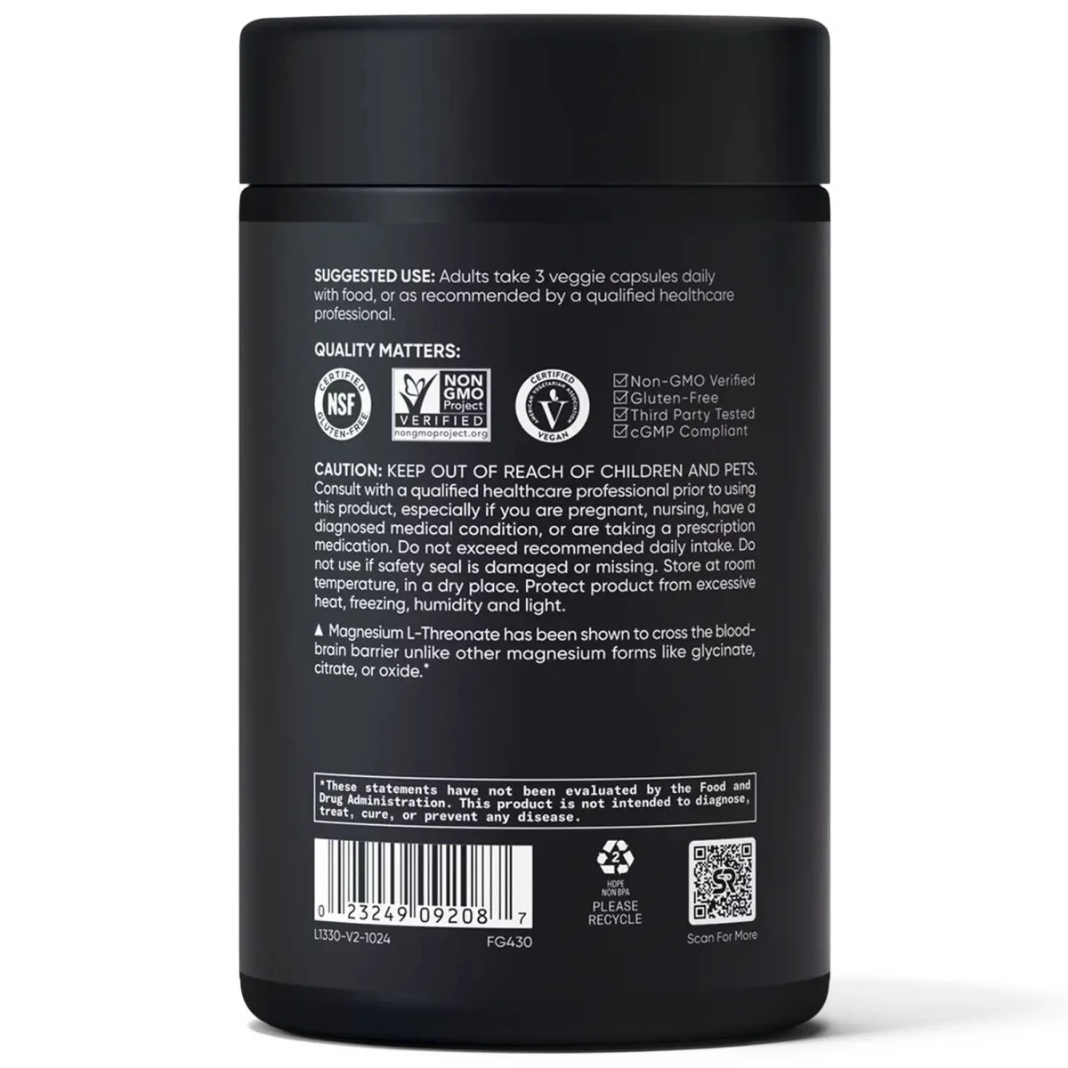Sports Research Magtein Magnesium L-Threonate - Image 6