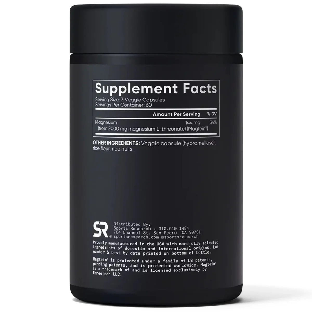 Sports Research Magtein Magnesium L-Threonate - Image 7