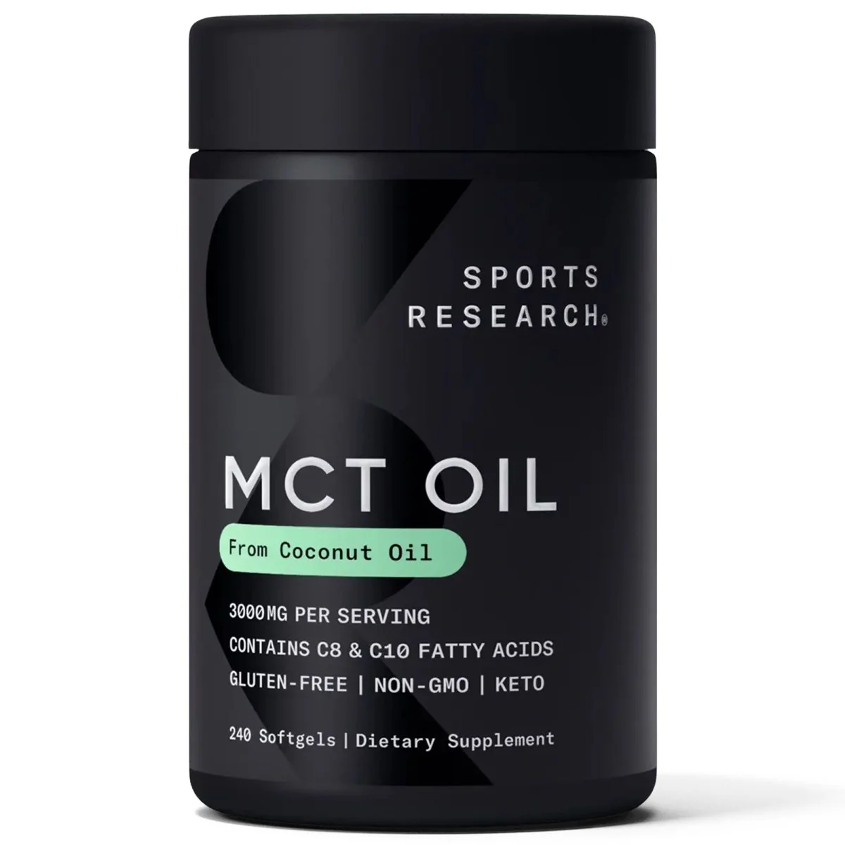 Sports Research MCT Oil From Coconut Softgels - Image 7