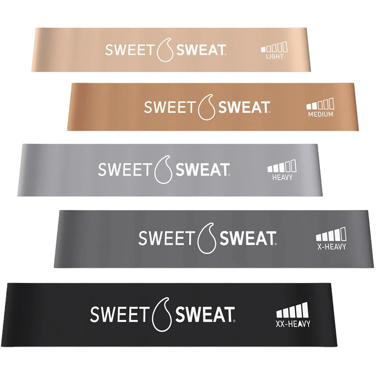 Sports Research Sweet Sweat Mini Loop Fitness Bands - 5-Pack - Image 4