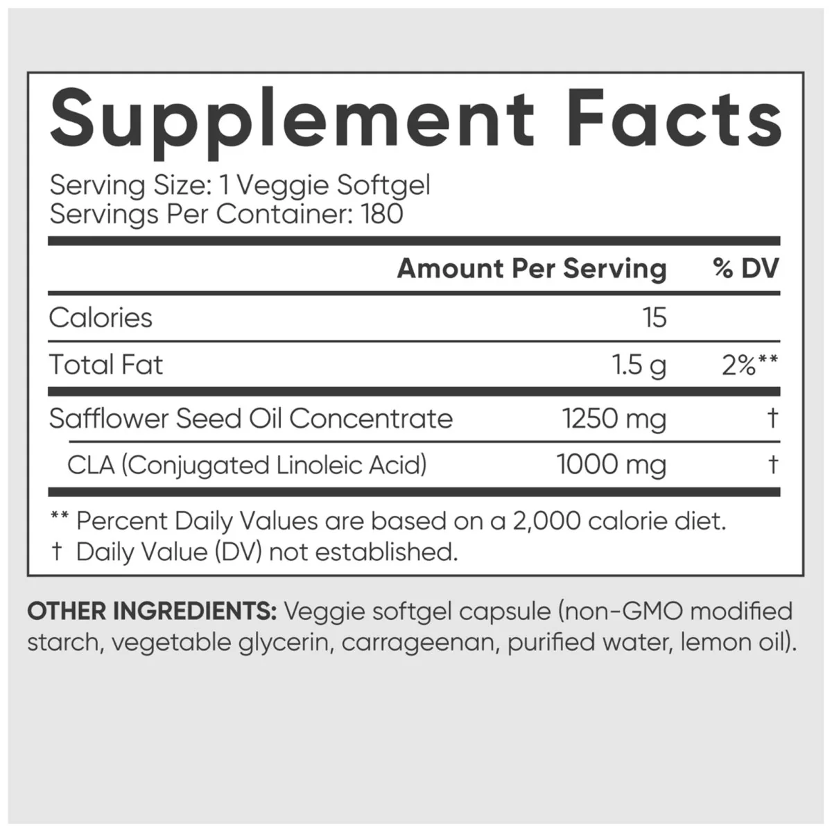 Sports Research Vegan CLA Dietary Supplement - Image 3